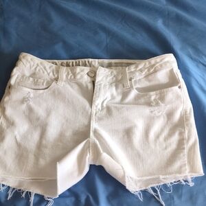 DKNY White Jean Shorts for Women